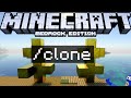 Comment utiliser le clone sur minecraft bedrock  commandblock