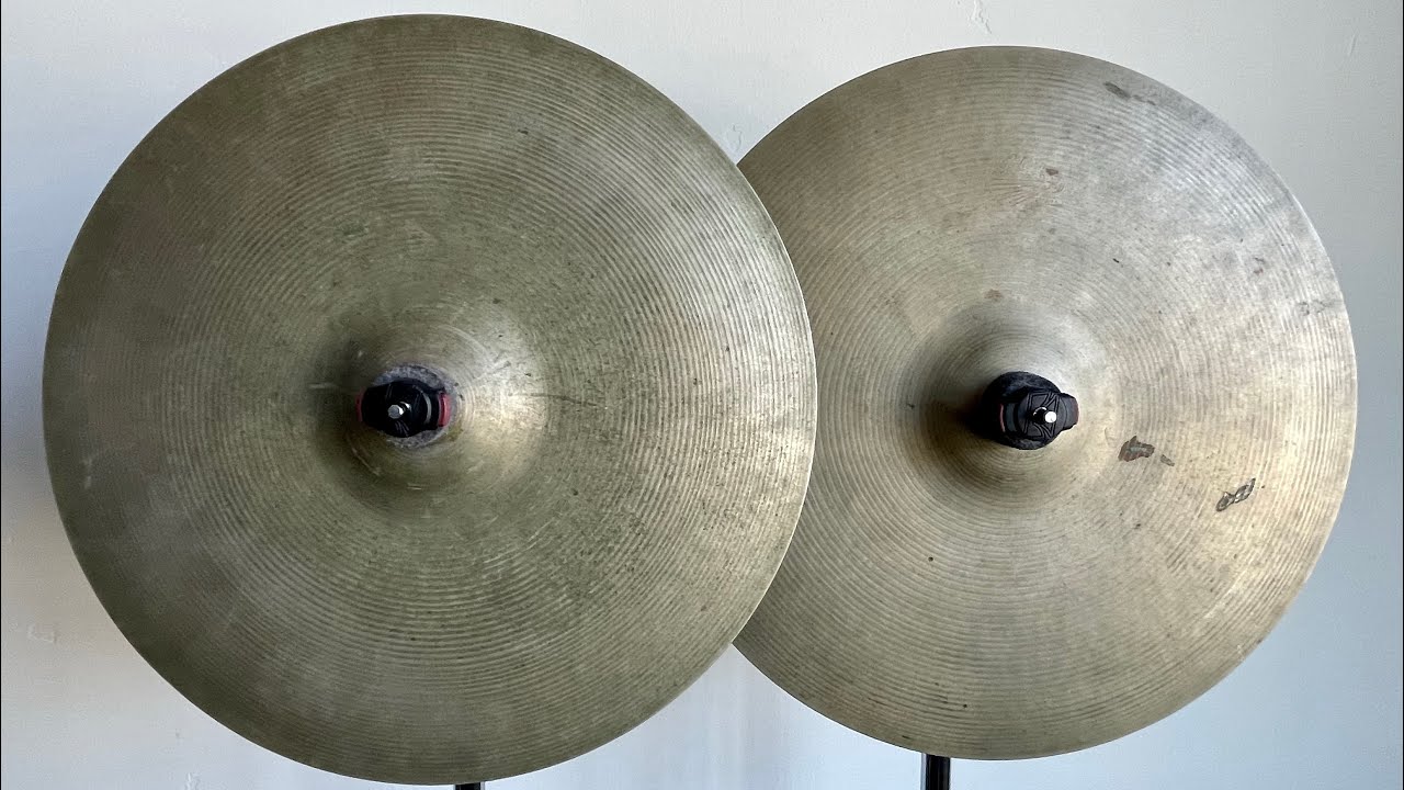 Paiste 15” Ludwig Standard Hi Hats (SwissMade) 724/754g YouTube