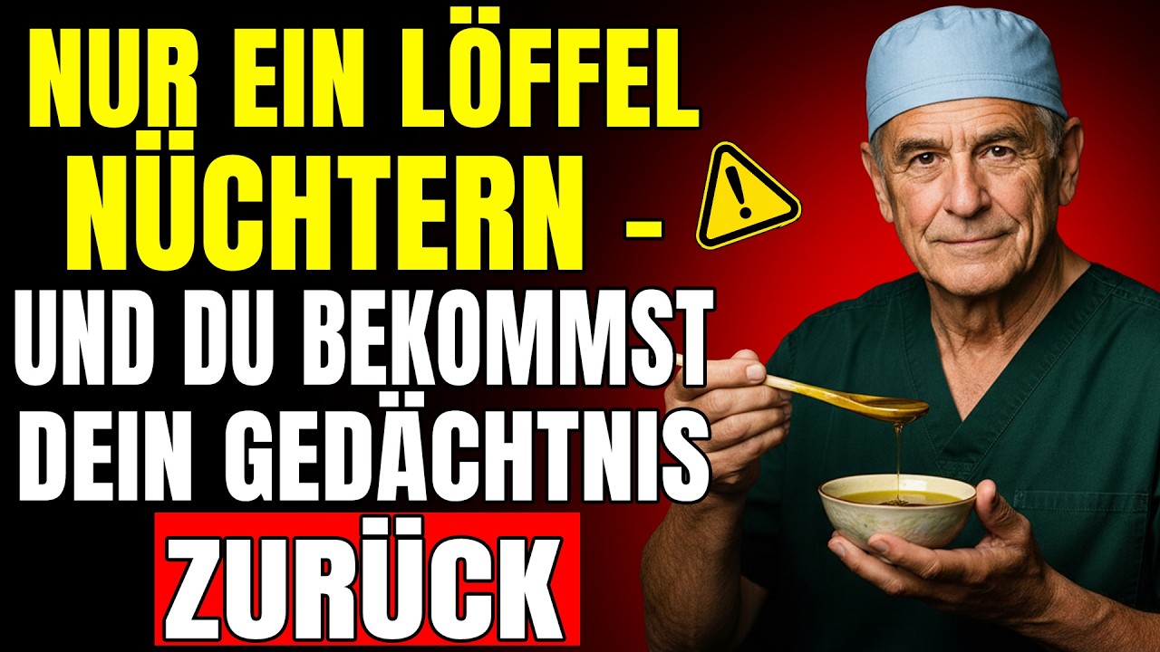Das flüssige Gold: Ein Esslöffel auf nüchternen Magen schützt dein Gehirn vor Demenz