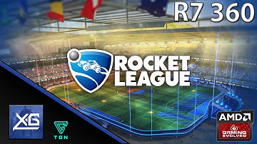 Rocket League On AMD Radeon R7 360 OC 2GB GDDR5 (Windows 10)