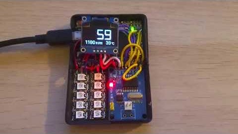 Arduino Mega OLED SSD1306 + MCP2515 Speed RPM Temp