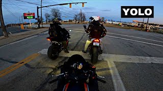 Two Yamaha R6’s Vs Kawasaki ZX6R | SMACKDOWN