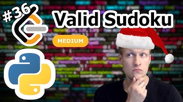 Valid Sudoku Python Solution - LeetCode #36