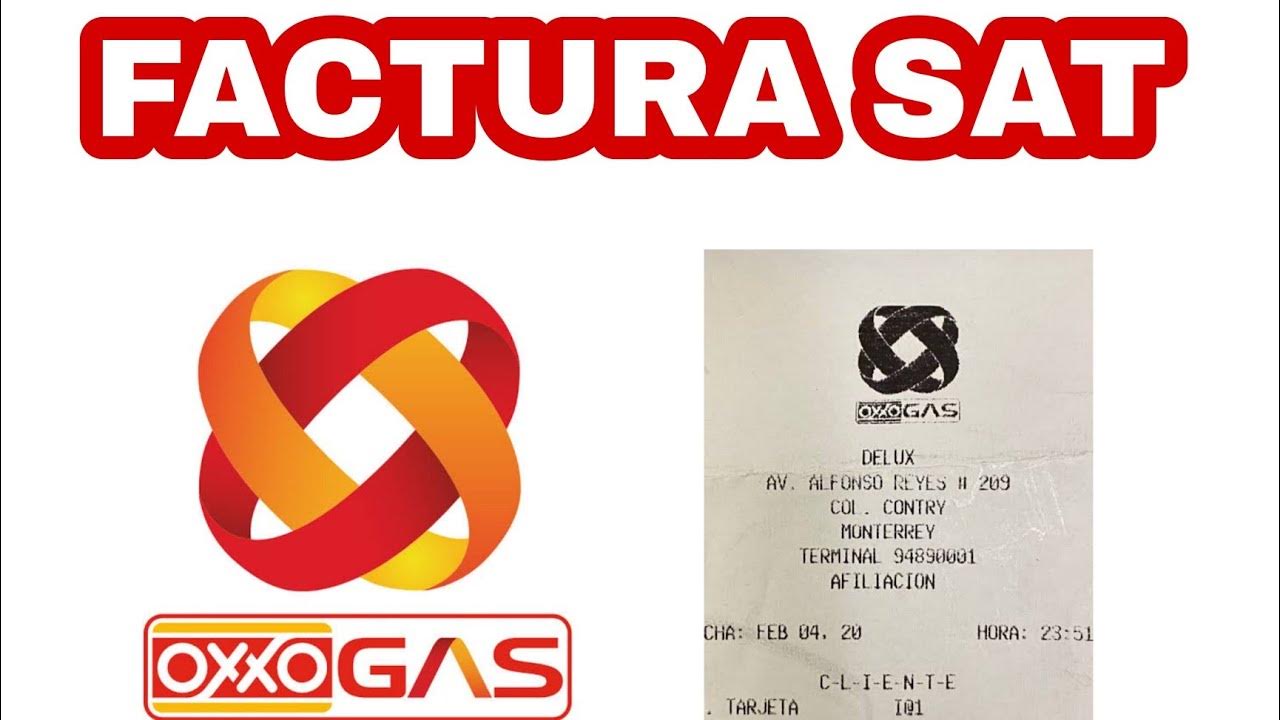 Como facturar tu ticket de oxxo gas youtube