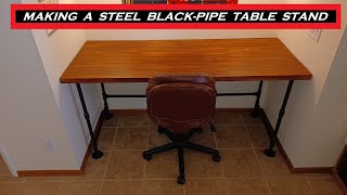 Making a Black Pipe Table Stand