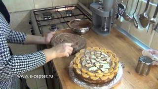 Торт Замок - видео рецепт(Делаем красивый праздничный торт 