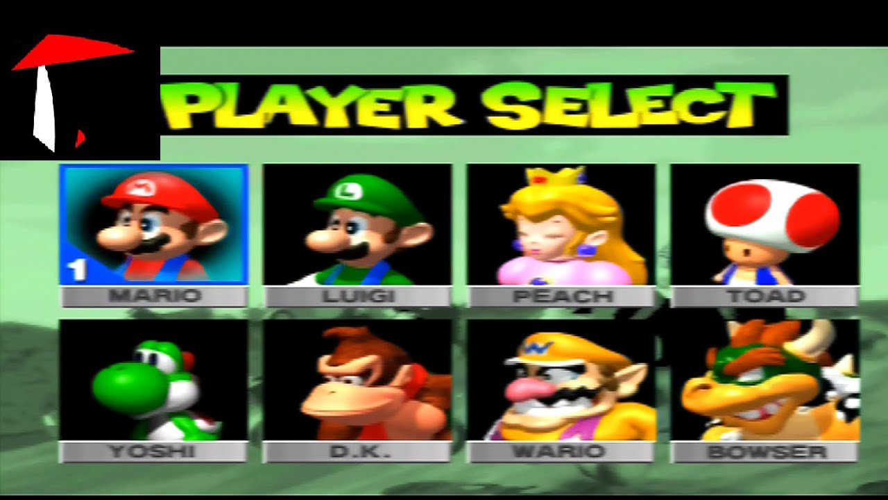 Mario Kart 64 Player Emotes - YouTube
