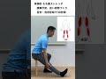 座ってできる もも裏ストレッチ|腰をやさしく整える