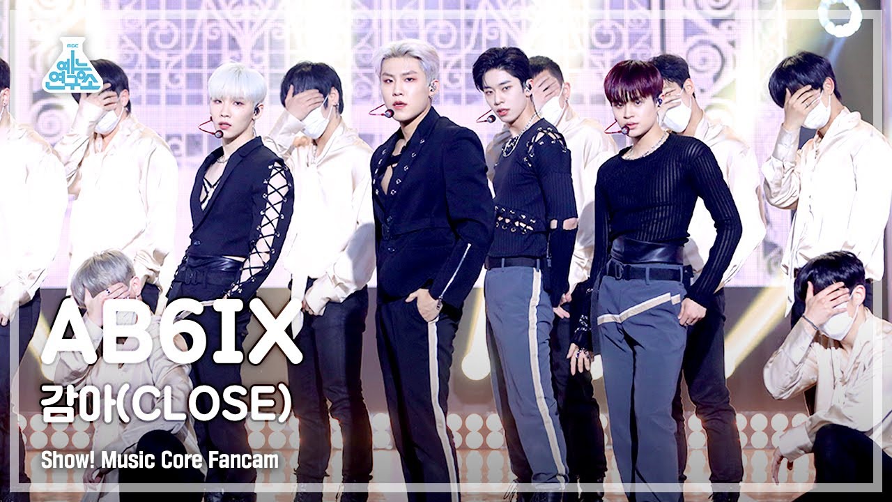 [예능연구소 4K] AB6IX 직캠 '감아 (CLOSE)' (AB6IX FanCam) @Show!MusicCore 210508