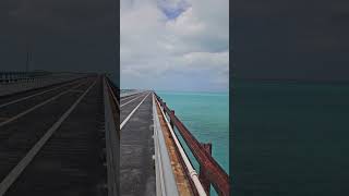Skatin' the old.7mile bridge to Pigeon Key, FL
