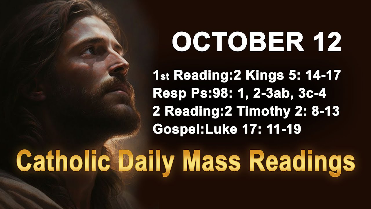 Catholic Daily Mass Readings for today I Sunday October 12 2025 - YouTube