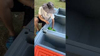 Foldable fishing boat