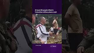 At least 66 people killed in Colombian military plane crash