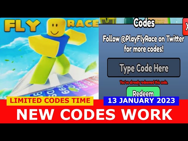 Roblox Fly Race Codes (November 2023)