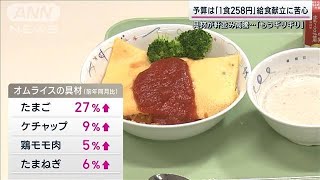 「1食258円」の決まり 物価高で学校給食の献立に苦心「ギリギリの努力でカバー」(2022年12月11日)