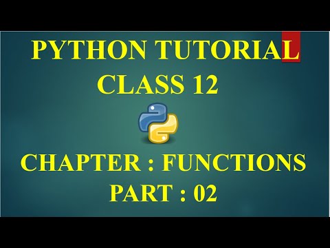 CS WITH NS || WORKING WITH FUNCTIONS : PART 2 || COMPUTER SCIENCE WITH PYTHON || CLASS 12 CBSE ||
