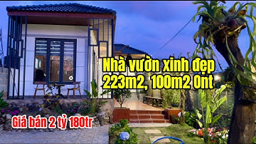 Nhà sân vườn phong cách Nhật full tiểu cảnh và nội thất giá chỉ 2 tỷ 180tr