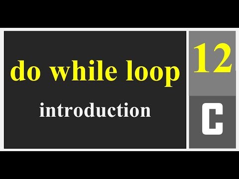 do while loop introduction - YouTube