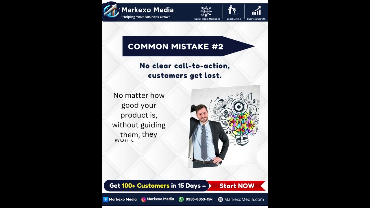 no clear call to action