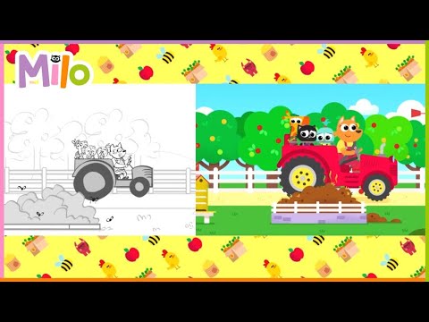 ¡Descubre cómo se creó el episodio de Milo, el granjero! 🚜🌽🥕 | Antes y después