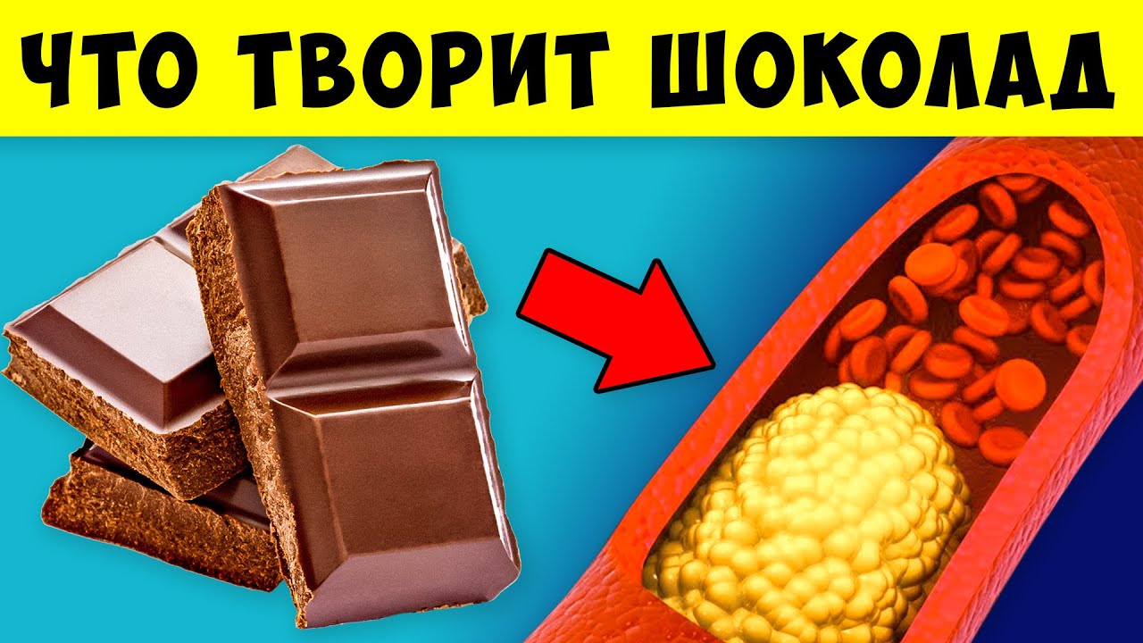 Вот что творит ШОКОЛАД с телом! 99% употребляющих НЕ ЗНАЮТ об этом!