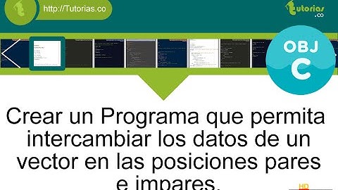POO + arrays + Objective C (intercambiar vector posiciones pares e impares)