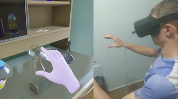 Interacción con objetos en realidad virtual utilizando tracking de manos