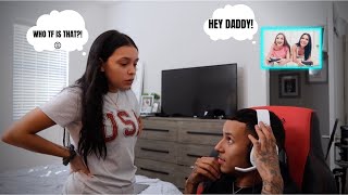 GAMING WITH GIRLS ONLINE TO SEE HOW MY GIRLFRIEND REACTS!! **INTENSE!!**