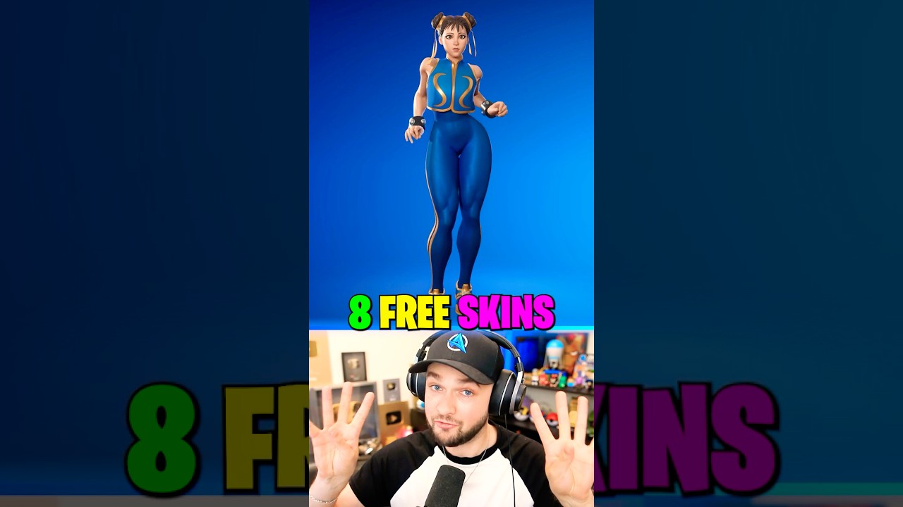 How To Get 8 *FREE* Fortnite Skins!