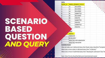 Scenario Based Question | Oracle Database SQL Tricky Interview Questions