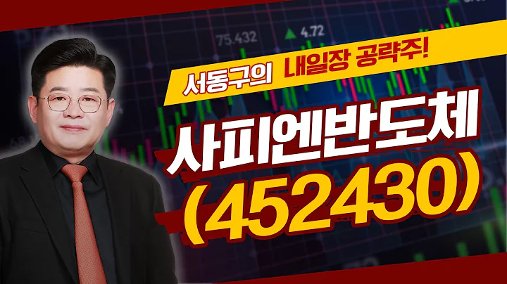 사피엔반도체(452430) - 내일장 공략주! | 서동구의 투코스 플러스 (20240429)