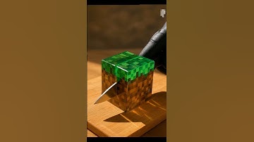 ✨️Minecraft Grass Block ASMR✨️ #asmr #shorts #minecraft