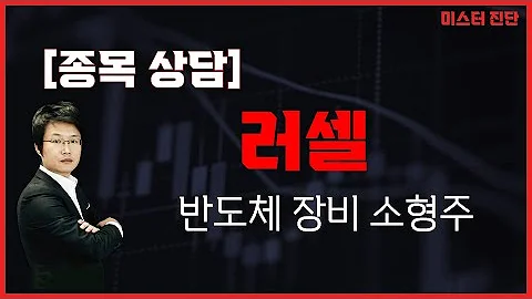 비중 좋고, 다음 주 60MA 깔려 #로봇 / 러셀(217500) [이종복 전문가_미스터 진단]
