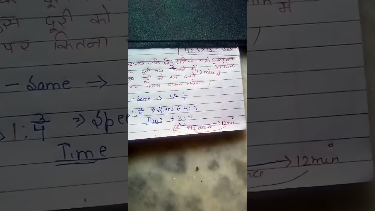 speed time and distance part 4