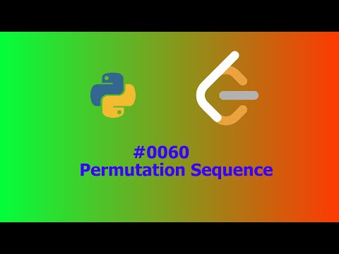 No Sound Leetcode 60: Permutation Sequence