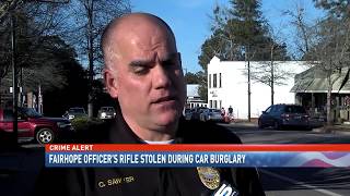 Fairhope Police officer's dept issued rifle stolen - NBC 15 News, WPMI