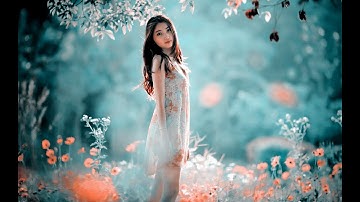 Soft cyan effect color grading in photoshop tutorials #photoshopediting #how to #softcyan editing