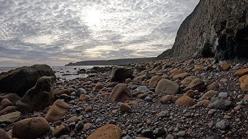 Fantastic find fossil hunting  runswick bay to goldsbourough  sept 2025