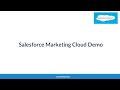 Video 1: Salesforce Marketing Cloud Overview: Demo for Beginners