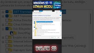 20 - Oyun Açılmıyor mu? .NET Framework & DirectPlay Ayarını Kontrol Ettin mi? | #uzmanmodu #aboneol