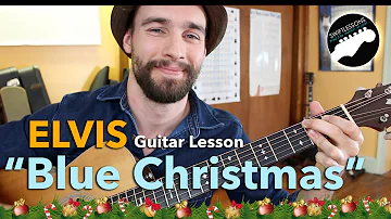 Elvis Presley "Blue Christmas"   Easy Acoustic Guitar Lesson