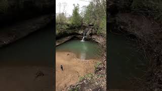 Upper Old Mans Cave Falls Hocking Hills State Park Ohio