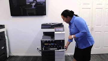 KM C224e-C754e How to restart your bizhub