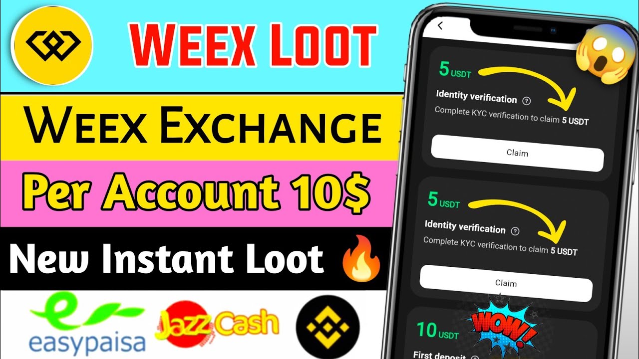 New 10$ Future Bonus Loot | Weex Exchange New Bonus Loot | No Need Deposit Instant Payment 😱