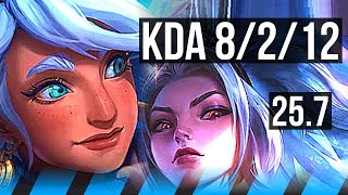 TALIYAH vs AKALI (MID) | 8/2/12 | EUW Master | 25.7