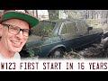 Mercedes W123 first start in 16 years!