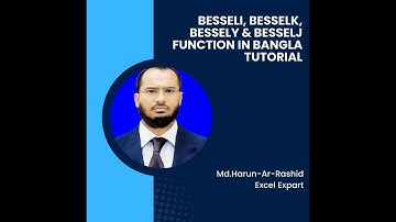 BESSELI, BESSELJ, BESSELK & BESSELY Functions in 4 Mins l Professional Excel l Day-41
