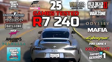 AMD Radeon R7 240 In Late 2021 - 25 Games Tested