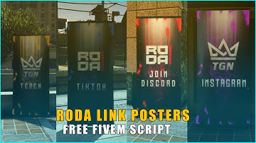 [STANDALONE] Roda Link Posters | FREE Fivem Script | Latest 2025 Installation