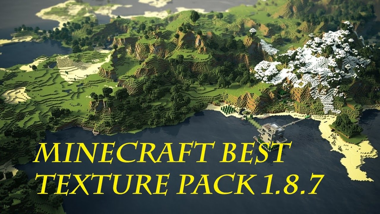 Minecraft Best Texture Pack v1.8.7 Sphax PureBDcraft - YouTube